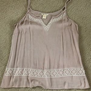 Embroidered cami